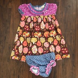12-18 months Matilda Jane dress with bloomers